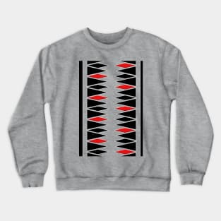 Minimalist Geometric Triangle Art Crewneck Sweatshirt